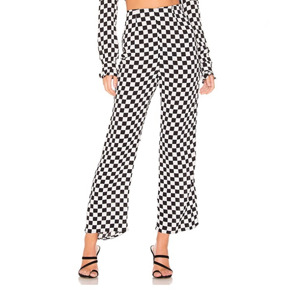 Flynn Skye Revolve Checkered Parker Pants Small
